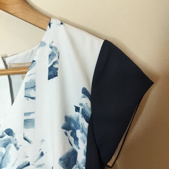 Banana Republic Floral Dress Cap Sleeve Sheath - Picture 5 of 13